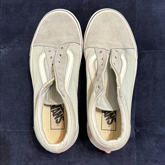 Vans Off The Wall Low-Top Light Blue Mixed Material Unisex Sneakers - Picture 7 of 9